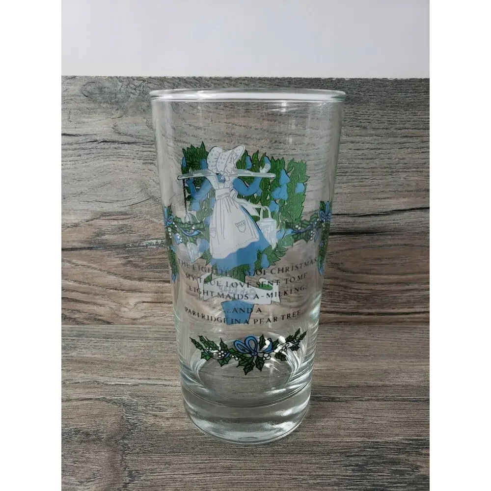 Twelve Days of Christmas by Indiana Glass 12 oz Replacement Glass Day 8